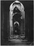 Ruiny katedrály 18. října 1918