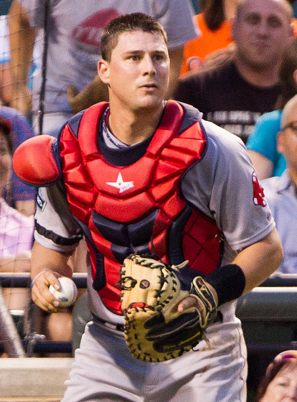 Lavarnway with the Boston Red Sox in 2012
