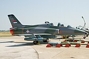 Um G-4 Super Galeb da força aérea da Sérvia.