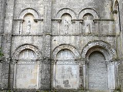 Décor du bras nord du transept.