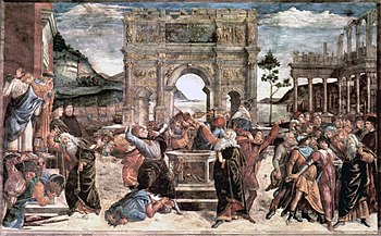 Botticelli, Sistine Chapel, Vatican, 1480s.