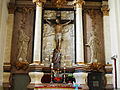 Ołtarz ukrzyżowania Jezusa w Sanktuarium Maryjnym w Różanymstoku