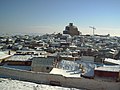 Santa Cruz de la Zarza (Toledo) nevado.