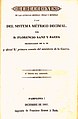 "Segunda edición muy aumentada " del tratado sobre la reducción de las "antiguas medidas, pesas y monedas" al sistema métrico decimal (1861)