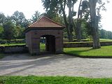 Cemetery gate house