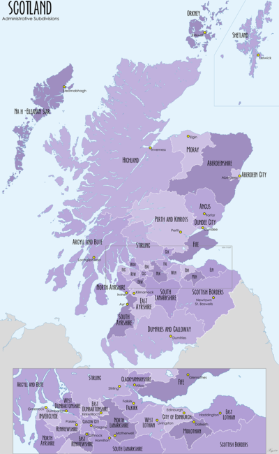Scotland Administrative Map 2009.png