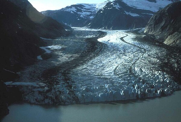 Image: Shakes glacier in southeast Alaska