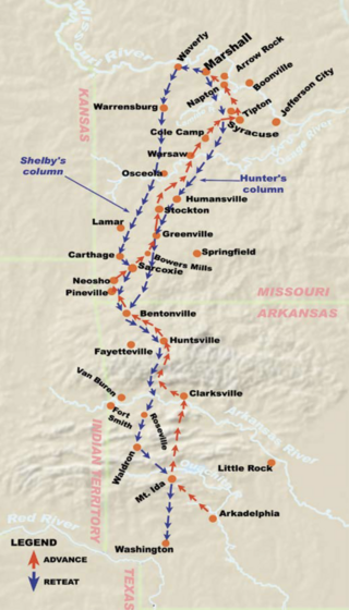 <span class="mw-page-title-main">Shelby's Raid (1863)</span> Military campaign during the American Civil War