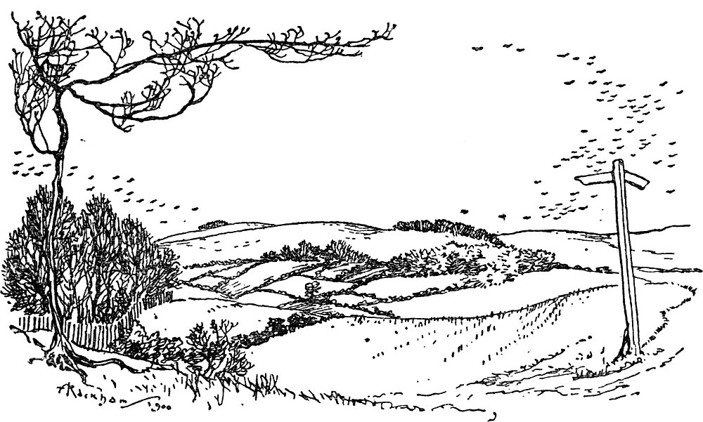 image header chapter I by Arthur Rackham