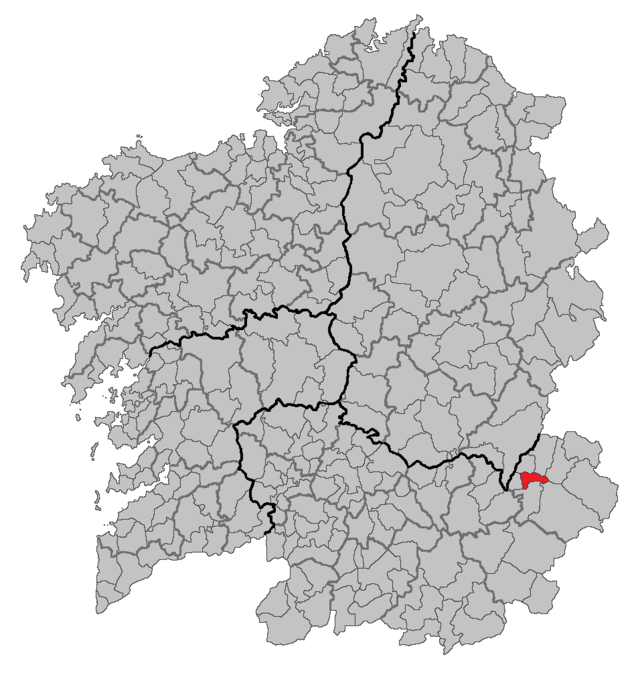 Petín - Localizazion