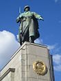 Die Statue des Rotarmisten von Lew Kerbel