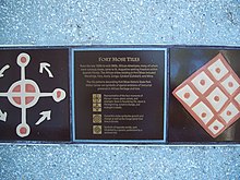 A plaque dedicated to symbols found at Fort Mose historic site St Aug Fort Mose VC tiles01.jpg