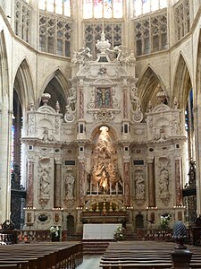 The marble retable or altarpiece of the choir, (1667-1680)