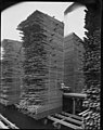 Stacks of lumber drying at the Seattle Cedar Lumber Manufacturing Company's mill in Ballard, ca 1919 (MOHAI 5351).jpg