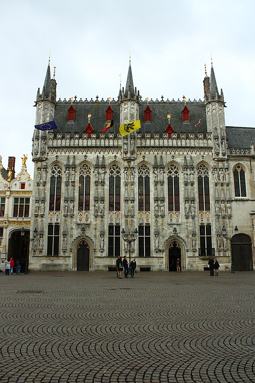 Het Stadhuis van Brugge, waar in 1464 de eerste staten-generaal bijeenkwamen.