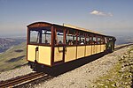 Thumbnail for File:Steam train Enid on way up Snowdon.jpg