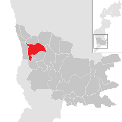 Location within Güssing district