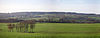 View from the west to the Steling with a few houses in the village of Mützenich