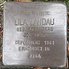 Stumbling stone for Lila Landau geb.  Sternberg