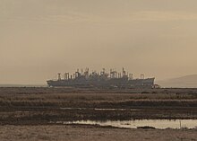 Some US reserve fleet ships at Suisun Bay in 2014 Suisun Bay Reserve Fleet (12163008334).jpg