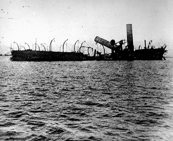 The wreck of Reina Cristina.