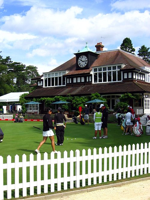 Sunningdale Golf Club, a prominent Berkshire golf club with two eighteen-hole golf courses.