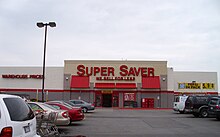 Super Saver Grocery Store on 27th & Cornhusker Hwy in Lincoln, NE Super Saver Grocery Store.JPG