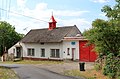 Čeština: Hasičská zbrojnice v Lžovicích, části Týnce nad Labem English: Fire house in Lžovice, part of Týnec nad Labem, Czech Republic.