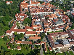 Vista aérea do centro histórico