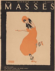Ilustración de Karasz para la revista The Masses, diciembre de 1915