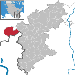 Läget för kommunen Tangstedt i Kreis Segeberg