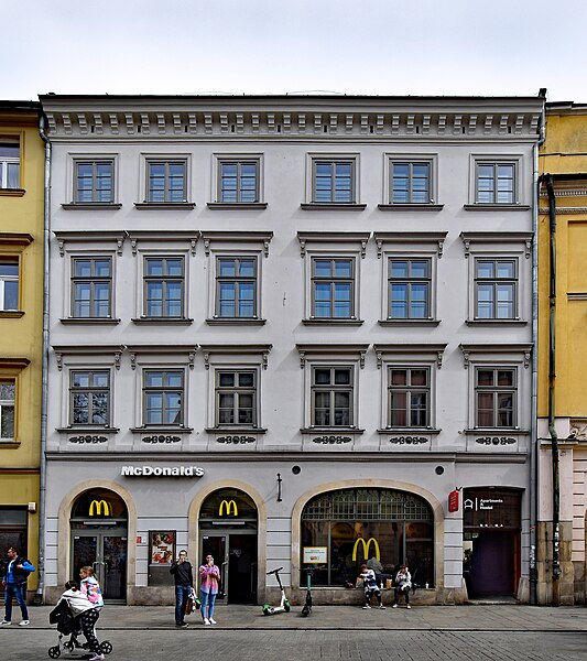 File:Tenement house, 55 Floriańska Street, Old Town, Kraków, Poland.jpg