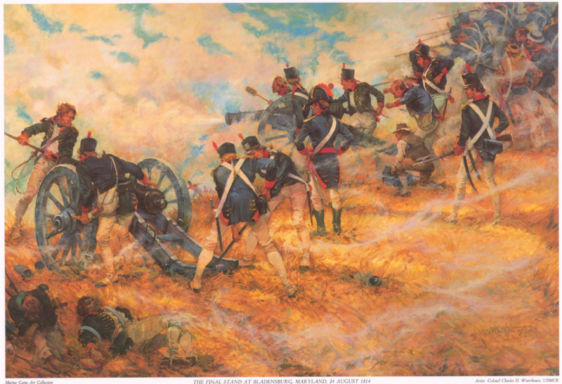 File:The Final Stand at Bladensburg, Maryland, 24 August 1814.png