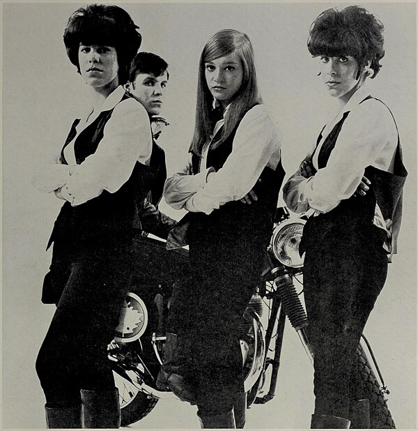 The Shangri-Las on the cover of Cash Box, February 13, 1965