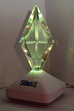 USB-plumbob van De Sims 4 geeft geelgroen licht