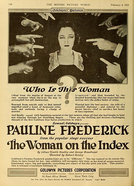 The Woman on the Index (1919)