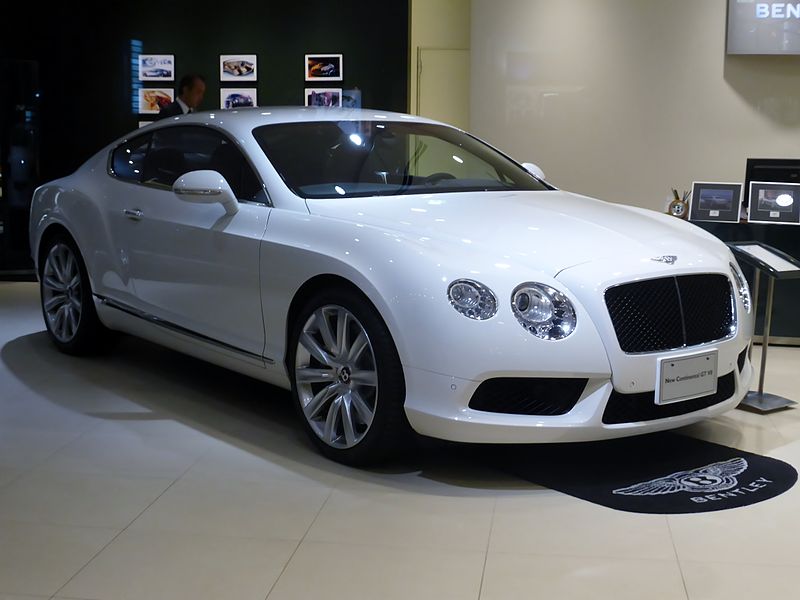 File:The frontview of 2nd generation Bentley Continental GT V8.JPG