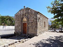 West side of the church