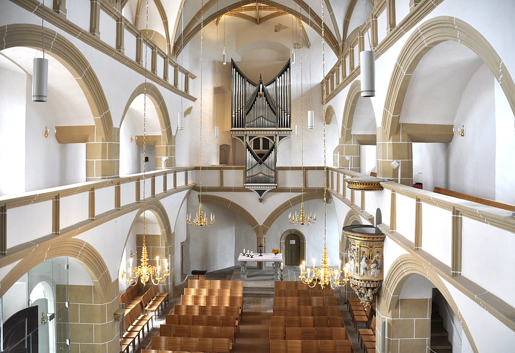 Schlosskirche Torgau Innenraum (in Schloss Hartenfels)