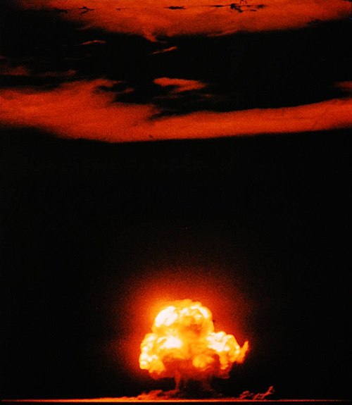 The Trinity test of the Manhattan Project was the first detonation of a nuclear weapon, which led J. Robert Oppenheimer to recall verses from the Hind