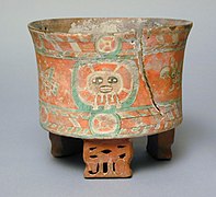 Trípode procedente de Teotihuacán.