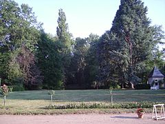 El parque del castillo de Troussay.