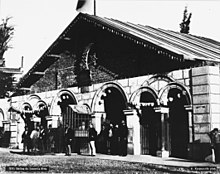 The original 1875 Beyoğlu station building.
