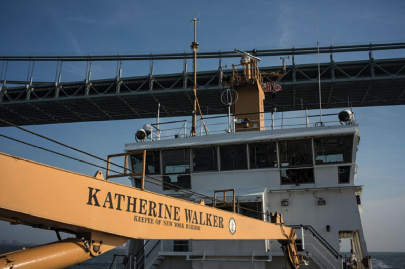 File:USCGC Katherine Walker passing under the Verrazano Narrows Bridge.png