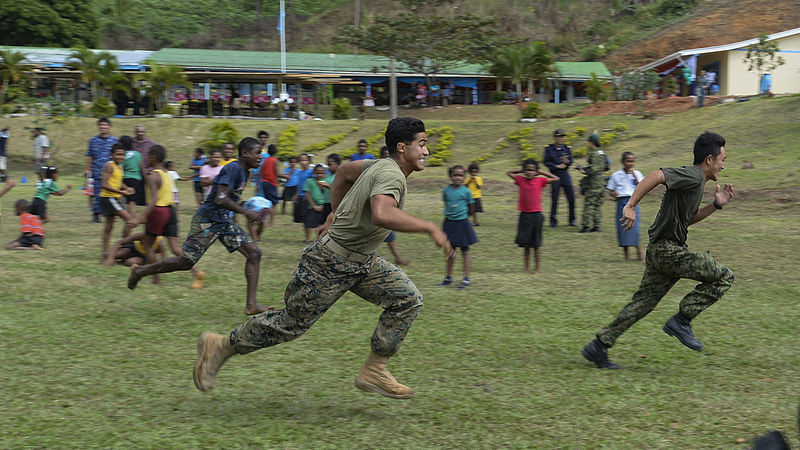 File:USNS Mercy crew participates in ribbon cutting ceremony for the Viani Primary School during Pacific Partnership 2015 150617-N-PZ713-391.jpg