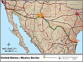 Frontera Entre Estados Unidos Y México: Historia de la frontera México-Estados Unidos, Descripción, Geografía