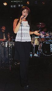 Amorosi performing in 2002 VanessaAmorosi2002 crop.jpg