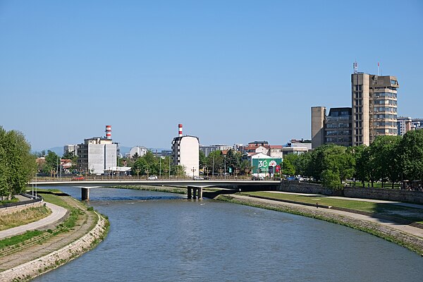 Vardar in Skopje