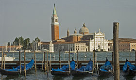 Ostrov San Giorgio Maggiore v Benátkách.