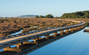 Footbridge in Vic-la-Gardiole, Hérault